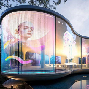 Siêu mỏng 4K UHD Trong Suốt <span class=keywords><strong>LED</strong></span> hiển thị cửa sổ kính quảng cáo phương tiện truyền thông tường <span class=keywords><strong>LED</strong></span> pha lê Màn hình phim linh hoạt <span class=keywords><strong>LED</strong></span> hiển thị phim - Product Image 5