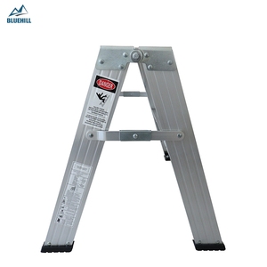 2 Step Aluminium <strong>Platform</strong> <strong>Ladder</strong> Sliding Mini Double-sided <strong>Ladder</strong> with PVC Base Foot 300 Llbs <strong>Platform</strong> <strong>Ladders</strong> for Home - Product Image 3