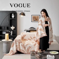 Faible MOQ, personnalisable, durable, écologique, doux, moderne, chenille américaine quatre saisons, couverture intégrale, antidérapant, imperméable, lavable en machine