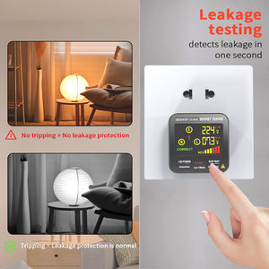 ZOYI 고정밀 디지털 스마트 소켓 테스터 전압 감지기 미국/영국/유럽 플러그 접지 제로 라인 페이즈 검사 <span class=keywords><strong>RCD</strong></span> NCV - Product Image 5