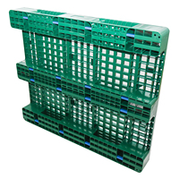 Palette Euro 1200x1200mm |   Palette en plastique recyclable à simple face ventilée à 4 voies, robuste, pour la logistique et le stockage