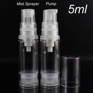 Flacons pompe sans air personnalisables 5ml 10ml 15ml, flacons pulvérisateurs de lotion sans air à double compartiment pour soins de la peau avec pompe et couvercle - Product Image 6