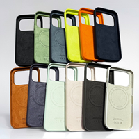 Casing ponsel silikon cair asli untuk iPhone 18 17 Pro Max dengan tombol kamera untuk casing anti-jatuh magnetik 17Pro