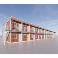 Maisons conteneurs en acier préfabriquées sur mesure en gros 20FT/40FT – Taille personnalisable, design moderne, isolation thermique, résistance au vent