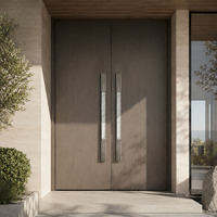 Manija de Puerta de Lujo Personalizada de Mármol y Acero Inoxidable 304, Bronce Antiguo, para Entrada de Villa, Puerta de Madera de Hotel, Puerta Principal de Tienda