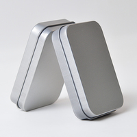 2025 nouveau Logo personnalisé rectangulaire clés USB boîte en fer blanc qualité boîtier en métal ordinaire Portable et recyclable