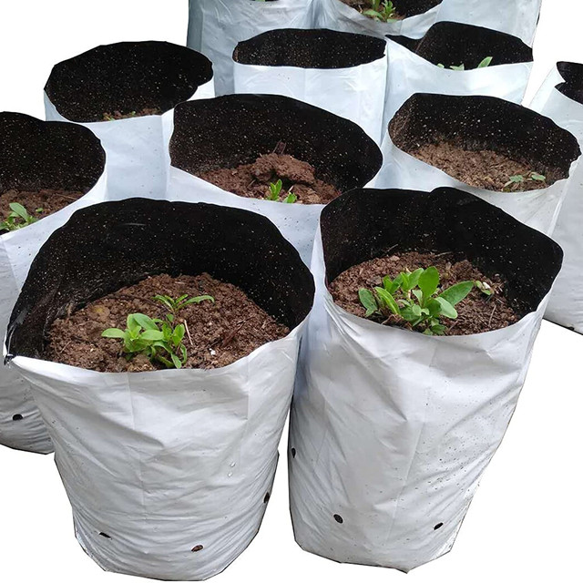 Macetero para granja, bolsa de cultivo, maceta de siembra de árboles, bolsa de semillas para jardín