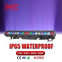 Proyector LED RGBWA de 18 Piezas y 30w, IP65 DMX512, de Aluminio, para Exteriores, Efecto de Iluminación de Pared, para Escenarios, Discotecas y Eventos