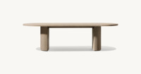 Ensemble de table et chaises de salle à manger en teck pour 6, 8 ou 10 personnes, meubles de patio pour restaurant, table et chaises de jardin pour l'extérieur