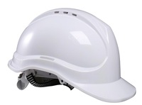 Fournisseur d'EPI, casques de sécurité en ABS orange respirants et durables EN397, certifiés ISO, pour les lieux publics