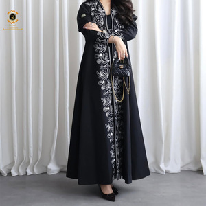 Abaya Zaynab Ramadan Emmes, Túnica de Alta Calidad, Nueva <span class=keywords><strong>Moda</strong></span> Árabe, Últimos Diseños de Burka, Vestido Musulmán para Mujer - Product Image 3