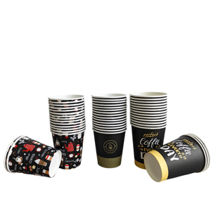 Gobelets à café en carton jetables et recyclables personnalisés de 3 oz, 4 oz, 6 oz, 7 oz, 8 oz avec couvercles – Vente en gros - Product Image 5