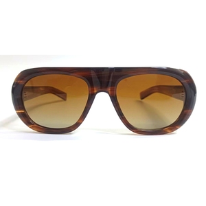 Unisex Shield <b>Sunglasses</b> Full Rim Tortoise Frame <b>Gradient</b> Brown Lenses 100% UV Protection Adult Sun Protection - Product Image 1