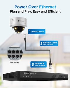 Sistema <span class=keywords><strong>de</strong></span> Cámaras <span class=keywords><strong>de</strong></span> <span class=keywords><strong>Seguridad</strong></span> 4COVR <span class=keywords><strong>de</strong></span> 16 Canales <span class=keywords><strong>para</strong></span> <span class=keywords><strong>Negocios</strong></span>, NVR 4K <span class=keywords><strong>de</strong></span> 16 Canales, Disco Duro <span class=keywords><strong>de</strong></span> 4 TB, Cámaras IP PoE <span class=keywords><strong>de</strong></span> 16X 5MP IK10 con Domo, Doble Luz y Visión a Todo Color - Product Image 2