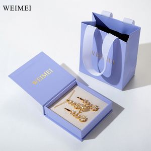 FSC Recyclable Book Style Jewelry <b>Box</b> for Ring, <b>Earring</b>, and Necklace with One Stop Packaging Solution - Product Image 4