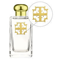 Autocollant de bouteille de vêtements emblème personnalisé de haute qualité Bouteilles de parfum Étiquette en métal auto-adhésive avec logo en métal