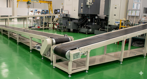 AMT VINA Convoyeur à bande personnalisé, fabricant vietnamien, nylon, caoutchouc, PVC, vitesse réglable, OEM, ODM - Product Image 2