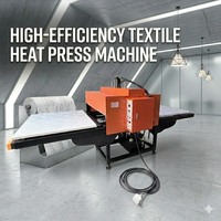 Prensa térmica plana industrial hidráulica de alta temperatura para impresión de gorros/túnicas islámicas, duradera para clima cálido en Oriente Medio