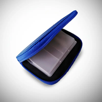 28 fentes pochette de rangement organisateur de stockage carte SIM SD éco-fusionnée sac de support de carte mémoire en Nylon éco-fusionné pour paquet SDHC Micro SD CF