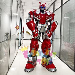 Nuovo Arrivo Costume Robot Rosso Realistico e Accattivante di Alta Qualità in EVA ad Alta Densità per Performance Cosplay con Luci a LED in Super Offerta - Product Image 5