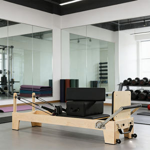 อุปกรณ์ออกกำลังกายแบบพิลาทิส รีฟอร์เมอร์ ไม้ สำหรับฟิตเนสคลับ ยิม บ้าน และการฝึกโยคะแบบมืออาชีพ - Product Image 1