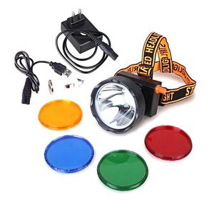 Usine haute luminosité Rechargeable étanche LED lapin <span class=keywords><strong>Coon</strong></span> chasse lumières phare Camping pêche - Product Image 1