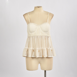 The Best Quality Breathable washable sleeveless cotton <b>top</b> Wholesale 100% cotton sleeveless casual <b>top</b> - Product Image 1