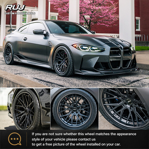 Jantes forgées brossées à profil profond Rohana RFG3 18-22 pouces 5x112 5x114.<span class=keywords><strong>3</strong></span> pour Mercedes C43 AMG <span class=keywords><strong>Golf</strong></span> R Porsche Cayman Tesla Model3 - Product Image 2