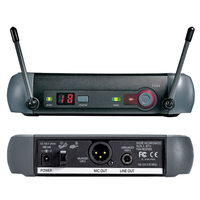 PGX4 Beta58A Headset Uhf Channel ganda, mikrofon nirkabel rentang panjang satu seret Harga Murah PGX24