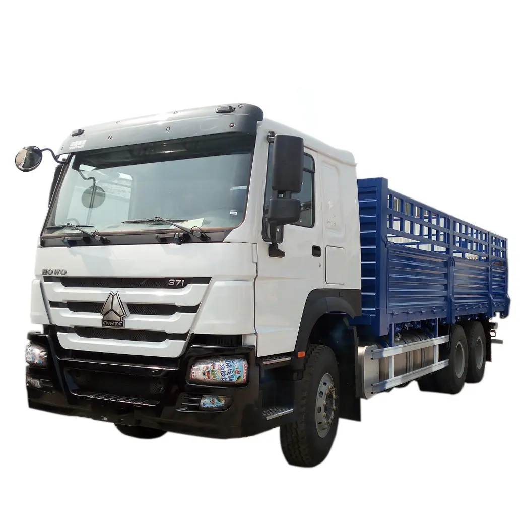 Sinotruck Truck Prijs Howo Hek Cargo Truck 6X4 Zware 380hp Stake Cargo Vrachtwagen Transport Truck