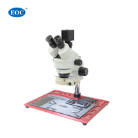 EOC 2K 4K USB HD Stereo Professional Optical High Magnification Microscope with LCD Screen for Mobile Phone Repair Industry