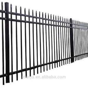 WPF001 Garden Building Welded different types White Picket fence Wrought Iron Fence