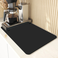 Tapis de comptoir de cuisine antidérapant hautement absorbant Tapis de séchage de vaisselle Tapis de séchage de vaisselle pour ustensiles Casseroles et poêles
