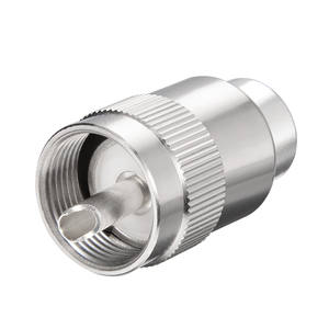 用于LMR400 RG8同轴电缆的<span class=keywords><strong>PL</strong></span>-259 PL259 UHF插头公直扭接式连接器 - Product Image 1
