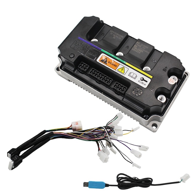 VOTOL EM180GTS 72500S 200A 3-5kw Brushless DC Controller QS Electric Motorcycle Motor Scooter Intelligent Programmable C593