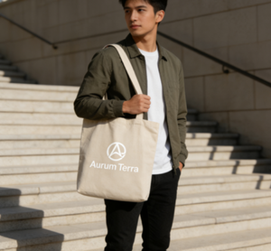 Sac fourre-tout en toile pliable de haute qualité, respectueux de l'environnement, avec motif de lettres personnalisé, taille moyenne, pour la publicité - Product Image 3