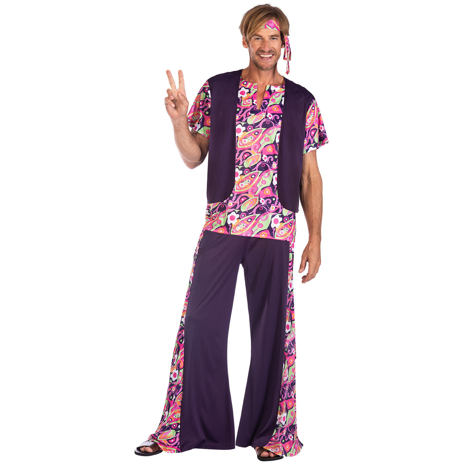 trousers+head scarf