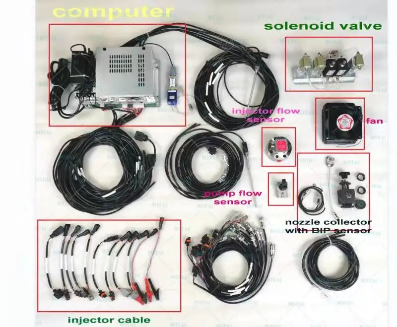 BEI-A elektrik sistem bahan bakar diesel elektrik perangkat lunak tes bench sistem Beijing CRS960 digunakan pada EPS200 EPS208 cr708