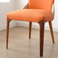 Table à manger ronde en marbre moderne ensemble 4 chaises