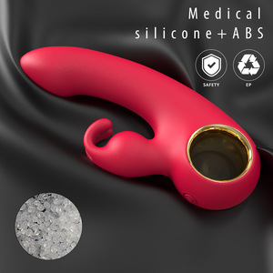 Mini vibromasseur féminin avec pièces électroplaquées, commande par bouton, <span class=keywords><strong>lubrifiant</strong></span> - Product Image 3