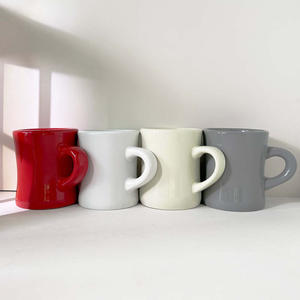 Tazas de Cerámica Personalizadas con Forma Curva y Asa, Disponibles en Varios Colores, Artículos Promocionales para Bebidas - Product Image 5