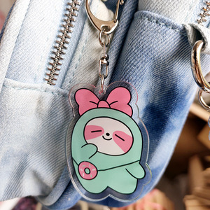 Spot Transparent PVC <b>Anime</b> Cartoon Double-Sided UV Printed Souvenir Transparent PVC Double-Sided <b>Keychain</b> - Product Image 2