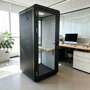Pod Ufficio Prefabbricato Cabina Vocale Insonorizzata Ufficio In Alluminio Moderno Piccole Cabine Telefoniche Private Cabina Trasportabile con 3 Camere da Letto - Product Image 1