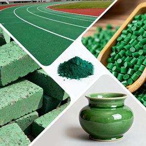 Oxyde de fer vert synthétique Fe2O3 poudre de pigment industriel de qualité alimentaire 99.99% applications de peinture/caoutchouc de pureté 25 kg/sac fabriqué - Product Image 6