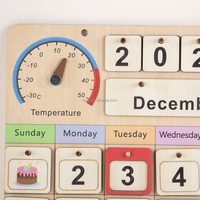 Calendrier Perpétuel Personnalisé pour Enfants, Calendrier de Classe, Tableau Calendrier en Bois – Meilleures Ventes