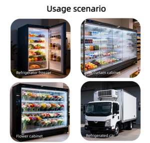 冷凍および冷蔵保管の温度制御用の温度センサープローブ付きプロフェッショナルデジタル温度計 - Product Image 5