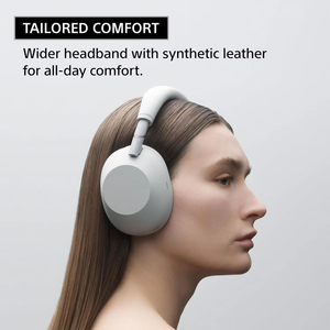 Casque sans fil supra-auriculaire Sony WH-1000XM6 avec annulation de bruit intelligente IA, autonomie de 30h, idéal pour les voyages et le bureau - Product Image 3