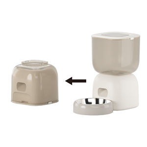 3L akıllı otomatik köpek/kedi maması dağıtıcı besleyici mikroçip Pet malzemeleri çift paslanmaz çelik Modern stil çevre dostu - Product Image 2