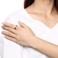 Minimalist ische Ewigkeit Roségold Damen zierliche Finger benutzer definierte Ring Rohlinge Gravur Großhandel Edelstahl Schmuck ringe