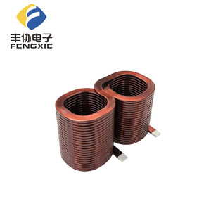 중국 공장 주문 편평한 철사 PV 변환장치를 위한 구리 공기 코일 수직 감기 높은 현재 유도체 코일 - Product Image 2